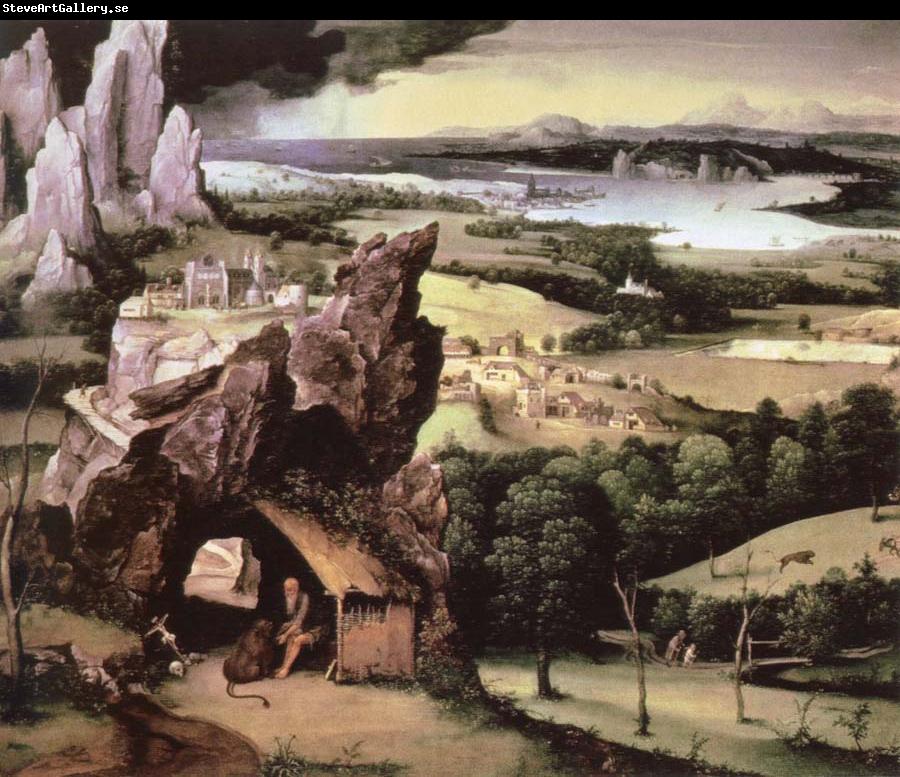 Joachim Patinir landscape with st.jerome